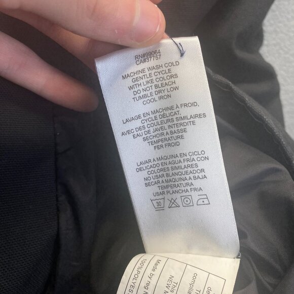 RVCA‎ men’s hoodie vest puffer quilted full zip jacket gray black Size Large - Picture 9 of 12